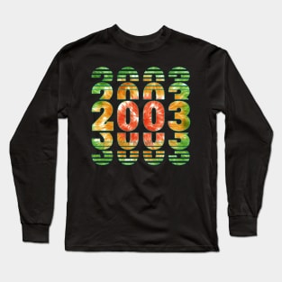 Tie Dye 2003 Birthday Long Sleeve T-Shirt